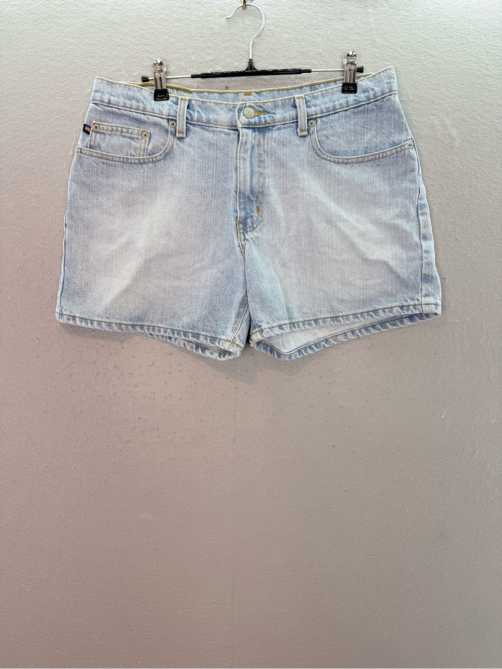Polo Jeans Company Ralph Lauren Vintage light wash “5” Saturday Shorts Denim 10